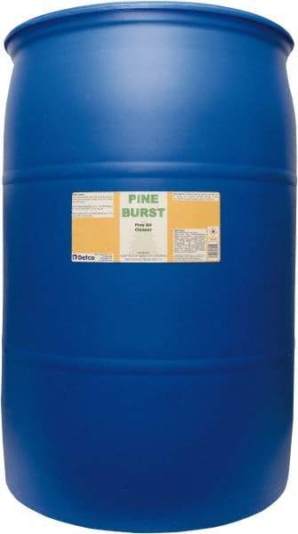 Detco - 55 Gal Drum All-Purpose Cleaner - Liquid, Water-Based, Pine - Exact Tool & Supply