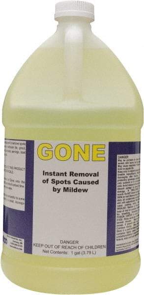 Detco - 1 Gal Bottle Mildew Remover - Liquid, Water-Based, Unscented - Exact Tool & Supply
