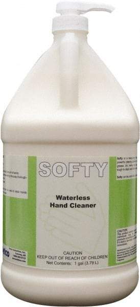 Detco - 1 Gal Bottle Waterless Cream Waterless Hand Cleaner - White, Banana Scent - Exact Tool & Supply