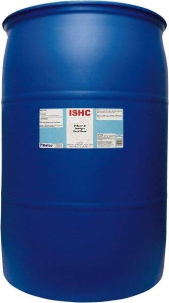 Detco - 55 Gal Drum Liquid Hand Cleaner - Orange (Color), Lemon Lime Scent - Exact Tool & Supply
