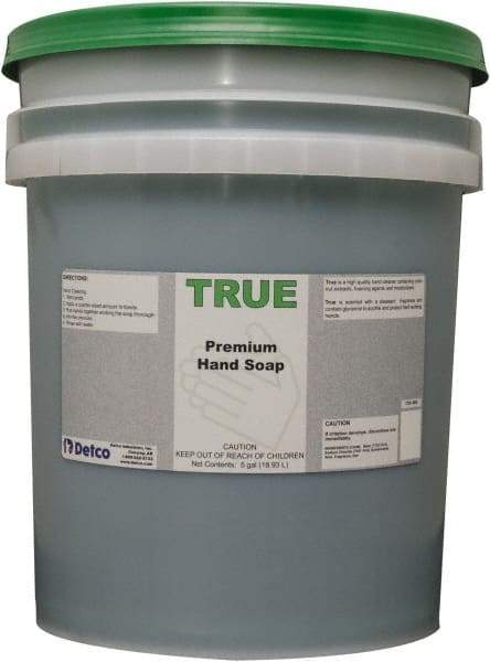 Detco - 5 Gal Pail Liquid Hand Cleaner - Green, Herbal Scent - Exact Tool & Supply