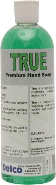 Detco - 16 oz Squeeze Bottle Liquid Hand Cleaner - Green, Herbal Scent - Exact Tool & Supply