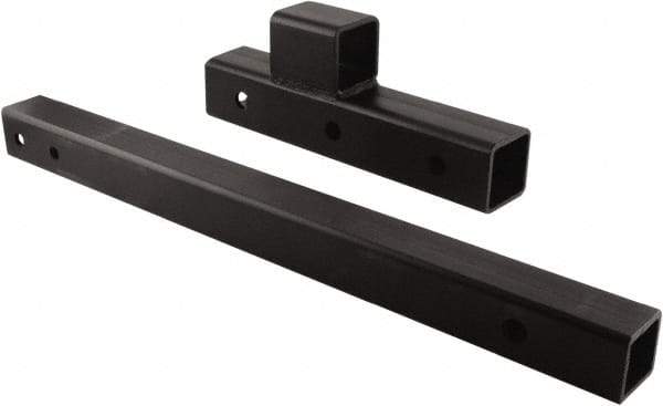 Erickson Manufacturing - Steel Tailgate Extender High Mount Adapter - 2" Wide x 24" Long, Black, For Use with The Big Bed Sr. & The Big Bed Jr. - Exact Tool & Supply