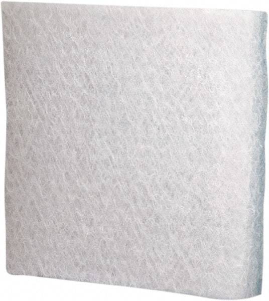 Made in USA - 16" High x 25" Wide x 2" Deep, Fiberglass Air Filter Media Pad - MERV <5, 833 CFM, >20% Capture Efficiency, 300 Max FPM, 180°F Max, Use with Any Unit - Exact Tool & Supply