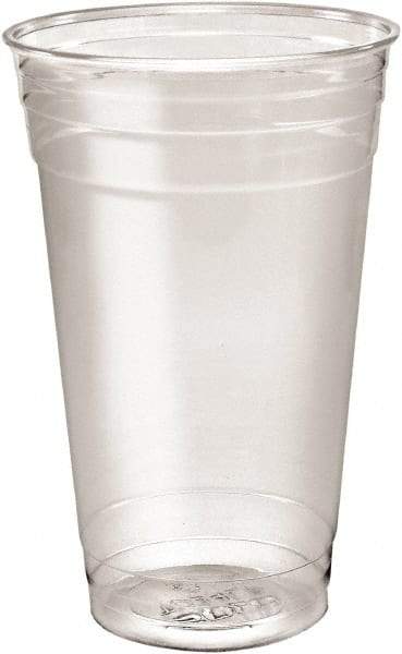 Solo - Ultra Clear PETE Cold Cups, 24 oz, Clear, 50/Sleeve, 12 Sleeves/Carton - Clear - Exact Tool & Supply