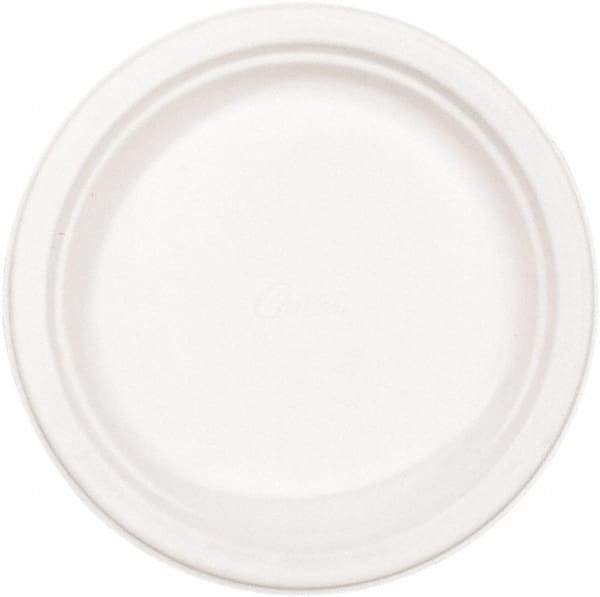Chinet - Paper Dinnerware, Plate, 8 3/4" dia, 500/Carton - White - Exact Tool & Supply