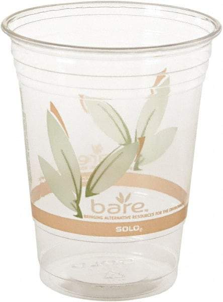 Solo - Bare Eco-Forward RPET Cold Cups, 16-18 oz, Clear, 50/Pack, 1000/Carton - Clear - Exact Tool & Supply