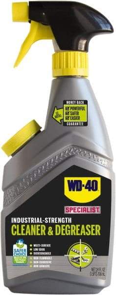 WD-40 Specialist - 24 oz Bottle Cleaner/Degreaser - Liquid, Biodegradable, Pleasant - Exact Tool & Supply