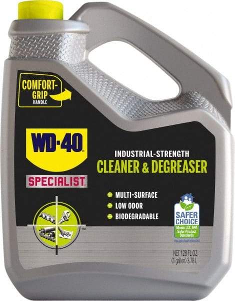 WD-40 Specialist - 1 Gal Bottle Cleaner/Degreaser - Liquid, Biodegradable, Pleasant - Exact Tool & Supply