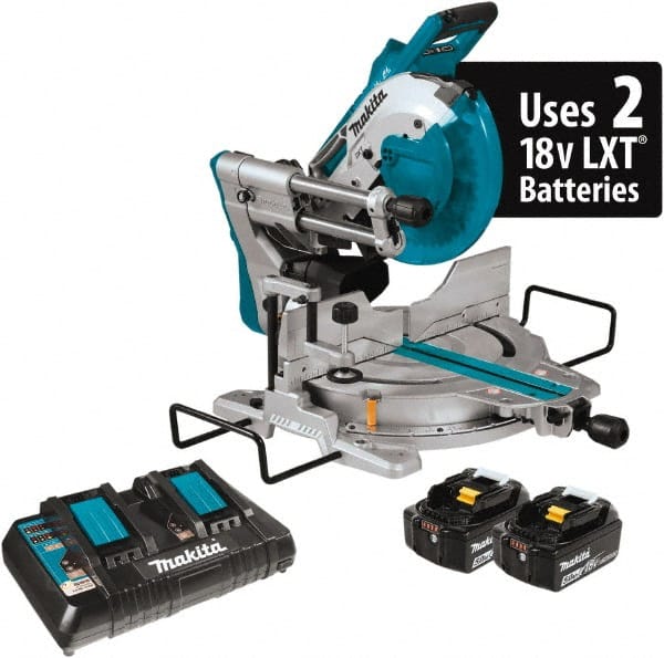 Makita - 18V 10" 36 Amp Double Bevel Sliding Miter Saw - Exact Tool & Supply
