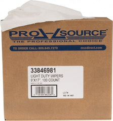PRO-SOURCE - (8) 100-Sheet Boxes Dry General Purpose Wipes - Exact Tool & Supply