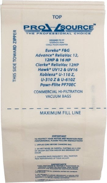 PRO-SOURCE - Pack of 10 Paper Vacuum Bags - Exact Tool & Supply