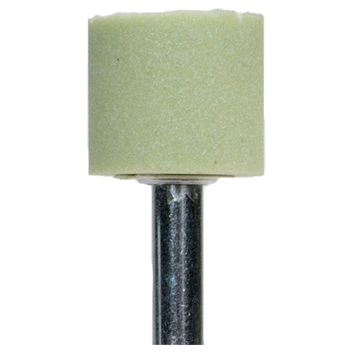 3/4″ × 3/4″ 1/4″ Spindle Quantum Mounted Point A39 80 Grit Ceramic Alumina - Exact Tool & Supply