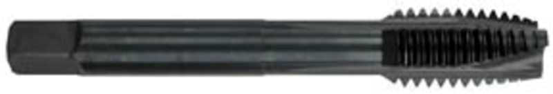 1-8 Dia. - H11 - HSS - Nitride & Steam Oxide - +.005 Oversize Spiral Point Tap - Exact Tool & Supply