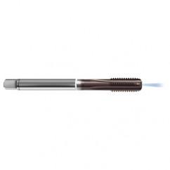 M8 x 1.0 Dia. - 6H - 4 FLX - Cobalt Semi-Bott White Ring Tap - TiAlN-Coolant-FORM-C - Exact Tool & Supply