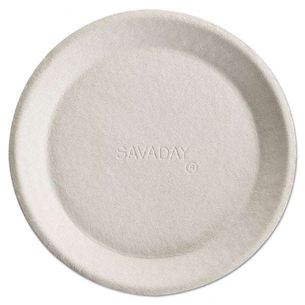 Chinet - Savaday Molded Fiber Plates, 10", Round, 500/Carton - Exact Tool & Supply