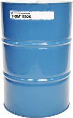 Master Fluid Solutions - Trim E925, 54 Gal Drum Emulsion Fluid - Water Soluble, For Cutting, Drilling, Sawing, Grinding - Exact Tool & Supply