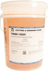 Master Fluid Solutions - Trim E925, 5 Gal Pail Emulsion Fluid - Water Soluble, For Cutting, Drilling, Sawing, Grinding - Exact Tool & Supply