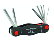 7 Piece - 1.5 - 6.0mm - PocketStar Fold Out Hex Metric Set - Exact Tool & Supply