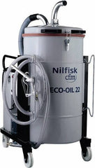 Nilfisk - 48 Gal, Painted Steel Tank, Wet, Machine Shop Vacuum Cleaner - 11.4 Amps - Exact Tool & Supply