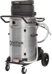 Nilfisk - 14 Gal, Painted Steel Tank, Dry, Machine Shop Vacuum Cleaner - 13.3 Amps - Exact Tool & Supply