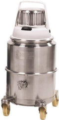 Nilfisk - 3.25 Gal, Stainless Steel Tank, Dry, Clean Room Vacuum Cleaner - 1.5 hp, 10 Amps - Exact Tool & Supply