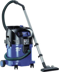Nilfisk - 8 Gal Plastic Tank, Electric Powered Wet/Dry Vacuum - 1.34 Peak hp, 120 Volt, 8.3 Amps, 10' Hose Fitting, General Purpose Filter, Accessories Included - Exact Tool & Supply