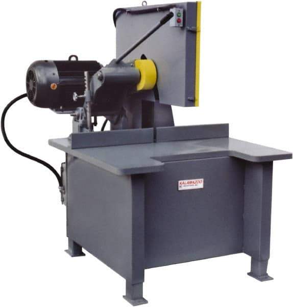 Kalamazoo - 20" Blade Diam, 1" Arbor Hole, Straight Chop & Cutoff Saw - 2,500 RPM, 15 hp, 220/440 Volts, 3 Phase - Exact Tool & Supply