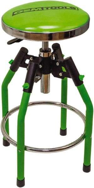 OEM Tools - 330 Lb Capacity, Adjustable Creeper Seat - Chrome, 35.2" High x 14" Wide - Exact Tool & Supply