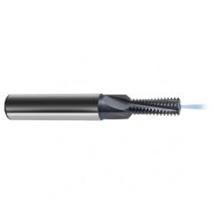 1/4-20 3FL Carbide Thread Mill-Coolant Thru-TiCN - Exact Tool & Supply