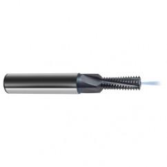 1/2-20 4FL Carbide Thread Mill-Coolant Thru-TiCN - Exact Tool & Supply