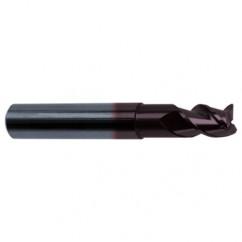 10mm Dia. - 66mm OAL - 45° Helix Firex Carbide End Mill - 3 FL - Exact Tool & Supply