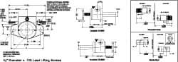 Duff-Norton - 1/2 Ton Capacity, 3" Lift Height, Inverted Mechanical Screw Actuator - Top Plate - Exact Tool & Supply