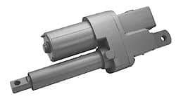 Duff-Norton - 12" Stroke Len, 17% Duty Cycle, 115 Volt, Linear Electromechanical Actuator with Limit Switch - AC Input, 0.83" per Second, 1,500 Lb Capacity - Exact Tool & Supply