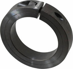 Climax Metal Products - 2-15/16" Bore, Steel, One Piece Clamp Collar - 4-1/4" Outside Diam, 7/8" Wide - Exact Tool & Supply
