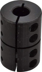 Climax Metal Products - 1/2" Inside x 1-1/4" Outside Diam, Rigid Coupling without Keyway - 1-7/8" Long - Exact Tool & Supply