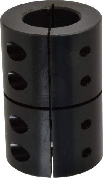 Climax Metal Products - 1-1/4" Inside x 2-1/4" Outside Diam, Rigid Coupling without Keyway - 3-3/8" Long - Exact Tool & Supply