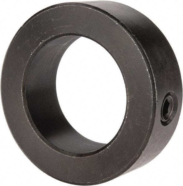 Climax Metal Products - 1-7/16" Bore, Steel, Set Screw Shaft Collar - 2-1/4" Outside Diam, 3/4" Wide - Exact Tool & Supply