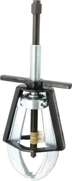 Posi Lock Puller - 12" Spread, 12 Ton Capacity, Puller - 8" Reach, 16-1/4" Long, For Bearings, Gears & Pulleys - Exact Tool & Supply
