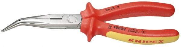 Knipex - 8" OAL, Cutting Pliers - 2-11/16" Jaw Length x 11/16" Jaw Width - Exact Tool & Supply