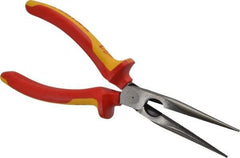 Knipex - 8" OAL, Cutting Pliers - 2-15/16" Jaw Length x 11/16" Jaw Width - Exact Tool & Supply