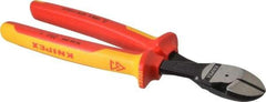 Knipex - 10" OAL, 3/16" Capacity, Diagonal Cutter - 15/16" Jaw Length x 1-1/16" Jaw Width - Exact Tool & Supply