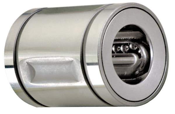 Thomson Industries - 5/8" Inside Diam, 150 Lbs. Dynamic Capacity, Open Linear Bearing - Exact Tool & Supply