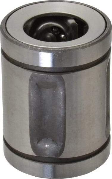 Thomson Industries - 5/8" ID, 150 Lb Dynamic Load Capacity, Closed Linear Bearing - 1-1/8" OD - Exact Tool & Supply