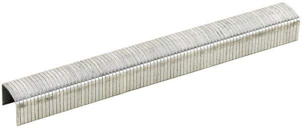 Stanley Bostitch - 3/8" Long x 7/16" Wide, 19 Gauge Crowned Construction Staple - Steel, Galvanized Finish - Exact Tool & Supply