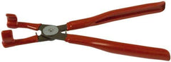 Mag-Mate - 9-1/2" OAL, Spark Plug Boot Pliers - Straight Jaw, 90 Durometer Plastic Handles - Exact Tool & Supply