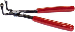 Mag-Mate - 9" Long, 90° Jaw, Push Pin Bent Nose Plier - Vinyl Coated Handle - Exact Tool & Supply