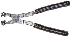 Mag-Mate - 9" OAL, Click Style Hose Clamp Pliers - Straight Jaw, Vinyl Coated Handles - Exact Tool & Supply
