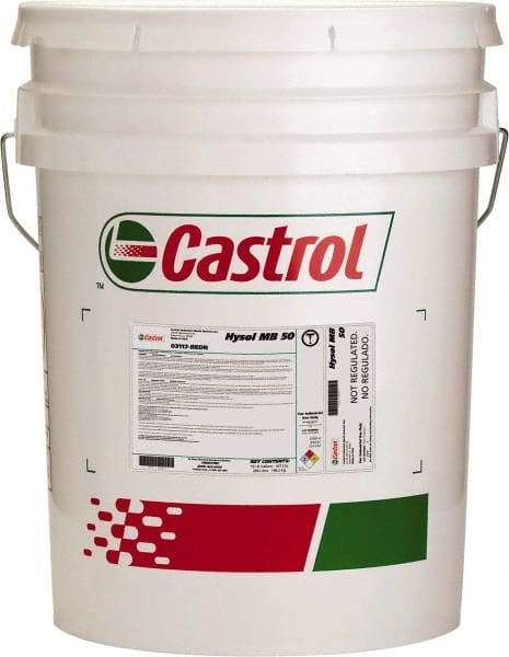 Castrol - Hysol MB 50, 5 Gal Pail Cutting & Grinding Fluid - Water Soluble - Exact Tool & Supply