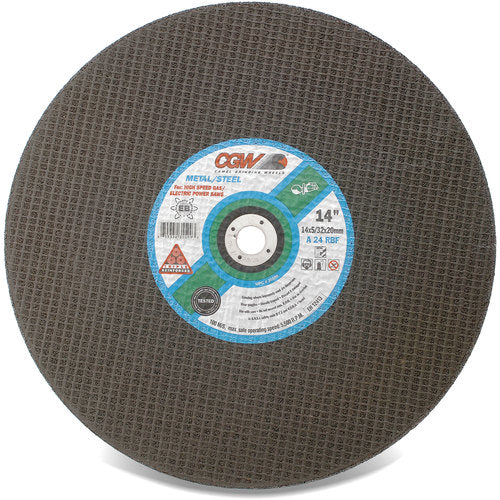 14 × 5/32 × 1 AC24-R-BF Ductile Cut-off Blade DR